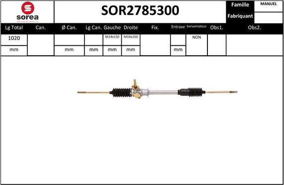 Sera SOR2785300 - Sükan qurğusu furqanavto.az