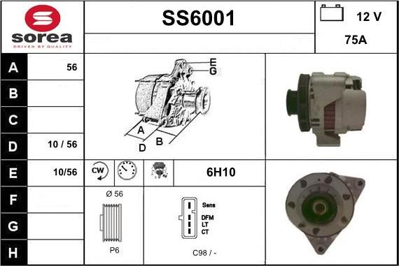 Sera SS6001 - Alternator furqanavto.az