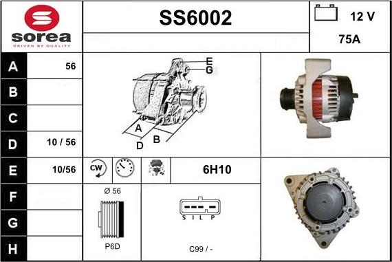 Sera SS6002 - Alternator furqanavto.az