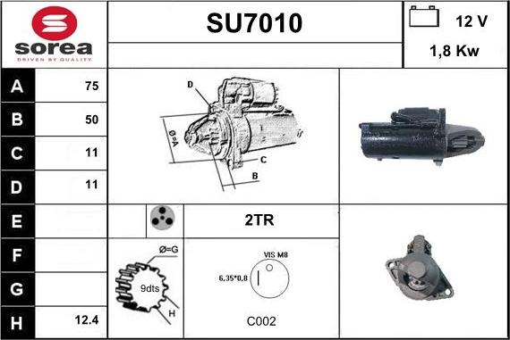 Sera SU7010 - Başlanğıc furqanavto.az