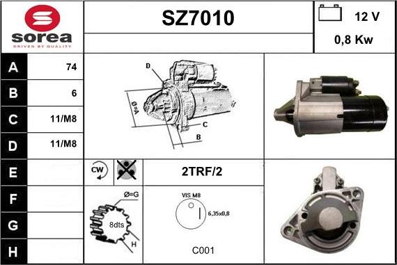 Sera SZ7010 - Başlanğıc furqanavto.az