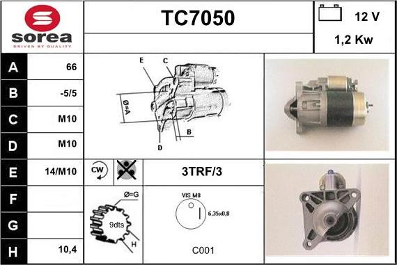 Sera TC7050 - Başlanğıc furqanavto.az