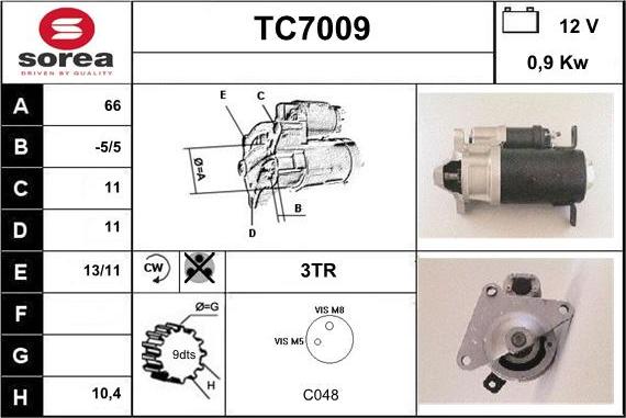 Sera TC7009 - Başlanğıc furqanavto.az