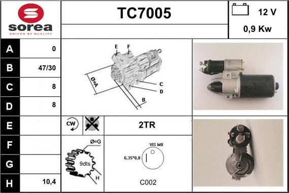 Sera TC7005 - Başlanğıc furqanavto.az