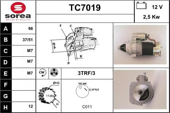 Sera TC7019 - Başlanğıc furqanavto.az