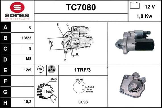 Sera TC7080 - Başlanğıc furqanavto.az