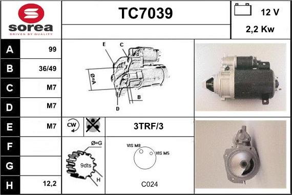 Sera TC7039 - Başlanğıc furqanavto.az