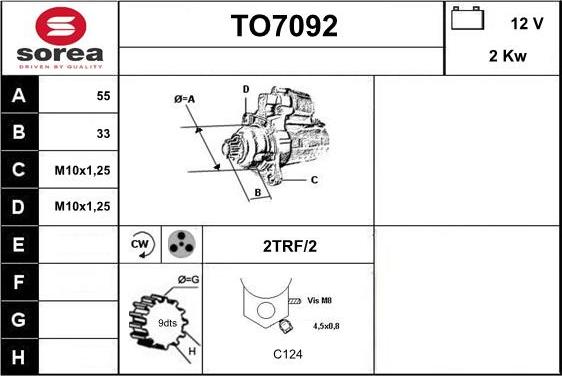 Sera TO7092 - Başlanğıc furqanavto.az