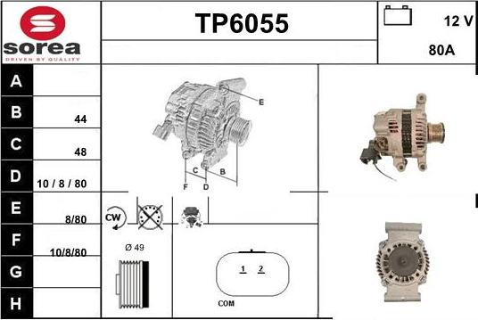 Sera TP6055 - Alternator furqanavto.az