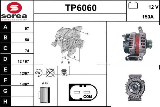 Sera TP6060 - Alternator furqanavto.az