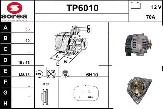 Sera TP6010 - Alternator furqanavto.az