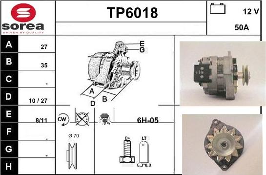 Sera TP6018 - Alternator furqanavto.az