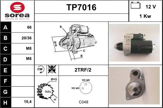 Sera TP7016 - Başlanğıc furqanavto.az