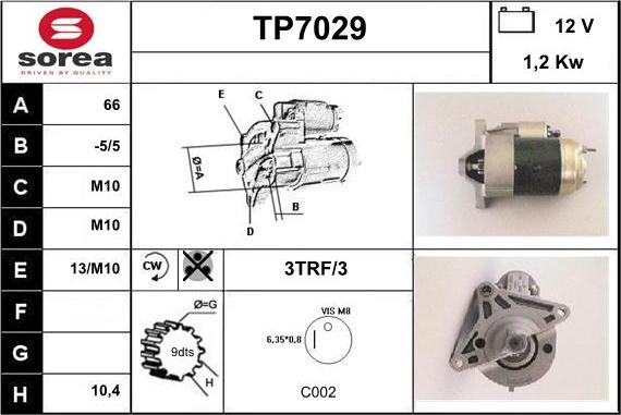 Sera TP7029 - Başlanğıc furqanavto.az