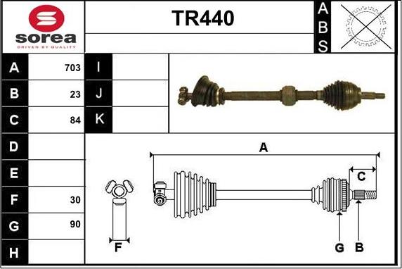 Sera TR440 - Sürücü mili furqanavto.az