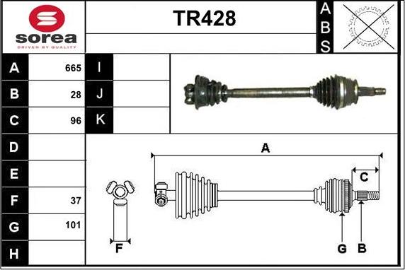 Sera TR428 - Sürücü mili furqanavto.az