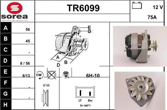 Sera TR6099 - Alternator furqanavto.az