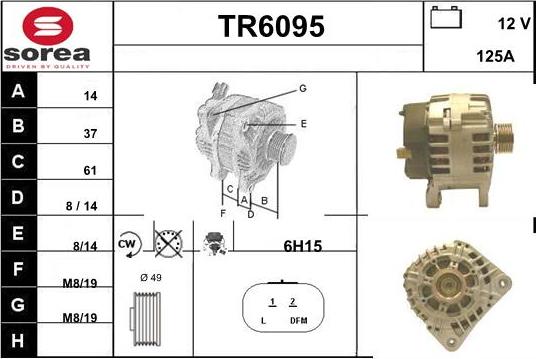 Sera TR6095 - Alternator furqanavto.az