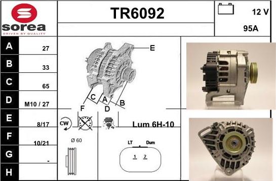 Sera TR6092 - Alternator furqanavto.az