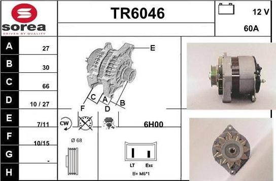 Sera TR6046 - Alternator furqanavto.az