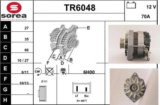 Sera TR6048 - Alternator furqanavto.az