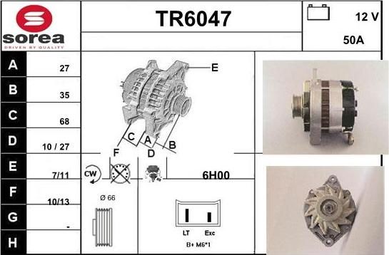 Sera TR6047 - Alternator furqanavto.az