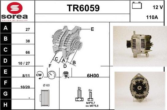 Sera TR6059 - Alternator furqanavto.az