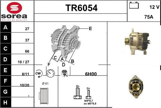 Sera TR6054 - Alternator furqanavto.az