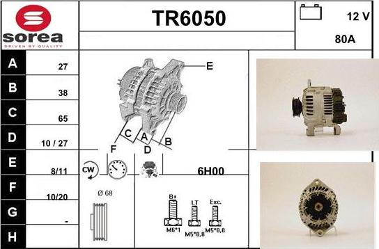 Sera TR6050 - Alternator furqanavto.az