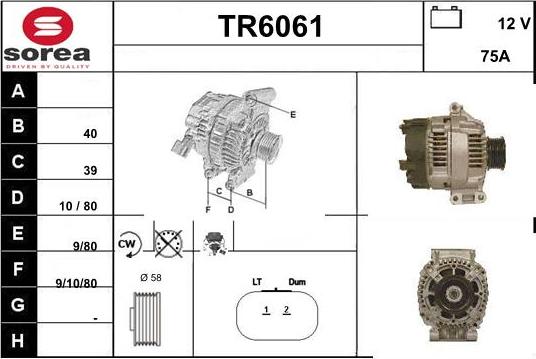 Sera TR6061 - Alternator furqanavto.az