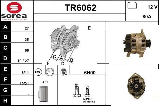 Sera TR6062 - Alternator furqanavto.az