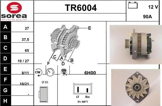 Sera TR6004 - Alternator furqanavto.az