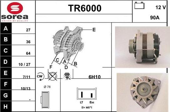 Sera TR6000 - Alternator furqanavto.az