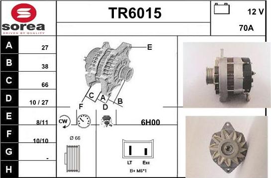 Sera TR6015 - Alternator furqanavto.az