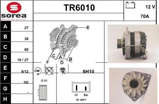 Sera TR6010 - Alternator furqanavto.az