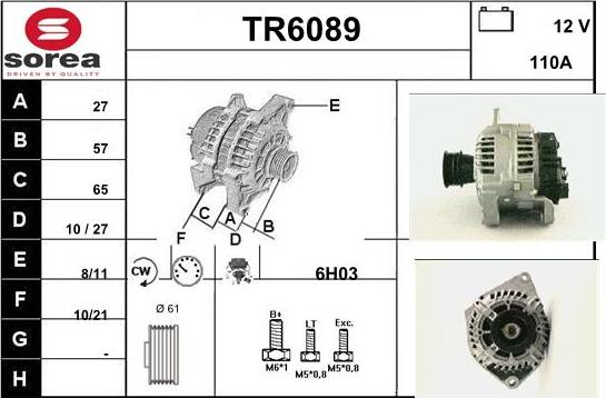 Sera TR6089 - Alternator furqanavto.az