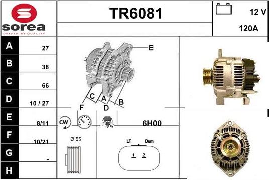 Sera TR6081 - Alternator furqanavto.az