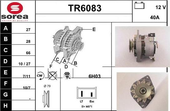 Sera TR6083 - Alternator furqanavto.az