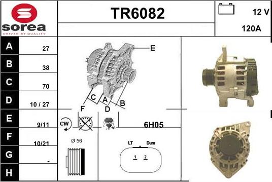 Sera TR6082 - Alternator furqanavto.az