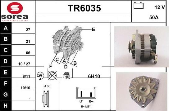 Sera TR6035 - Alternator furqanavto.az