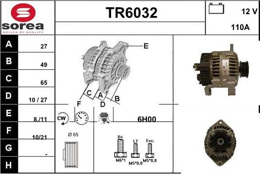 Sera TR6032 - Alternator furqanavto.az