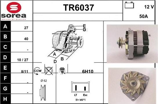 Sera TR6037 - Alternator furqanavto.az