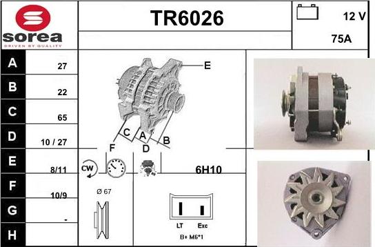 Sera TR6026 - Alternator furqanavto.az