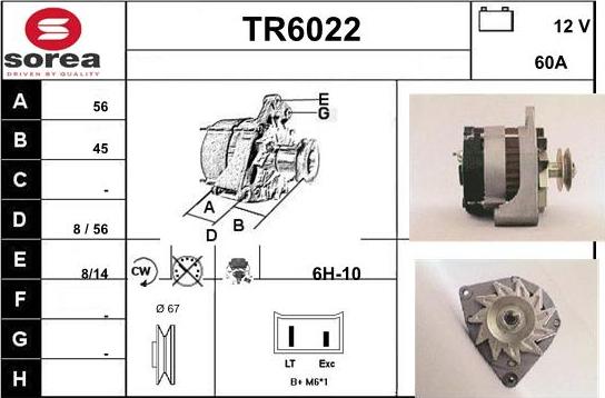Sera TR6022 - Alternator furqanavto.az