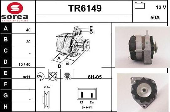 Sera TR6149 - Alternator furqanavto.az