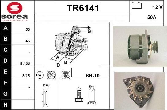 Sera TR6141 - Alternator furqanavto.az