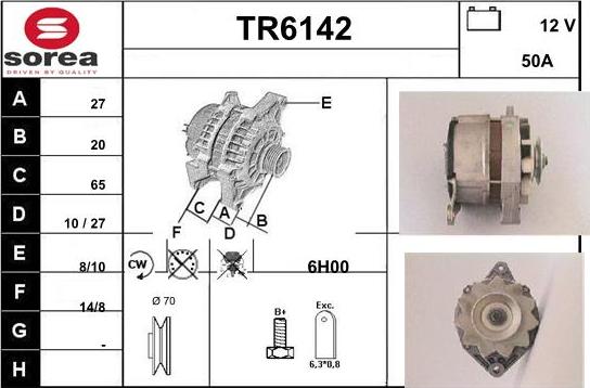 Sera TR6142 - Alternator furqanavto.az