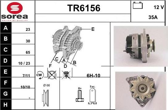 Sera TR6156 - Alternator furqanavto.az