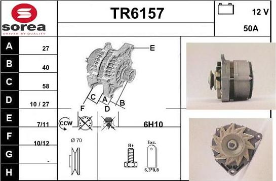 Sera TR6157 - Alternator furqanavto.az