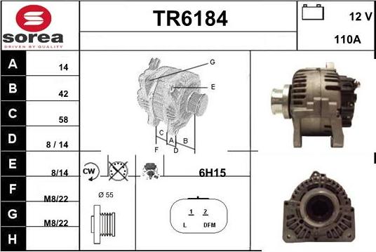 Sera TR6184 - Alternator furqanavto.az